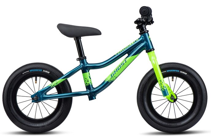 Odrážadlo Ghost Powerkiddy 12 Dirty Blue/Metallic Lime Green Gloss E 2023