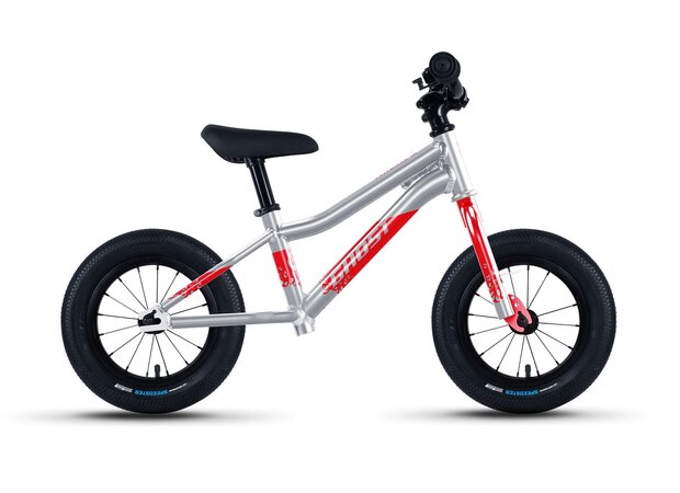 Odrážadlo Ghost Powerkiddy 12 Rainbow Silver/Red Gloss 2022