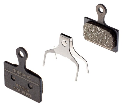 Brzdové platničky Shimano Resin K03Ti XTR (M9100)/Dura ACE/UL Brzdové platničky Shimano Resin K03Ti XTR (M9100)/Dura ACE/UL