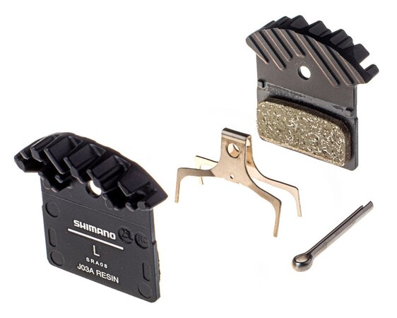 Platničky brzdové Shimano Resin s chladičom J03A OEM 25 párov