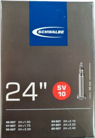 Duša Schwalbe SV10 24"x1.50-2.40 (40/62-507) FV/40mm