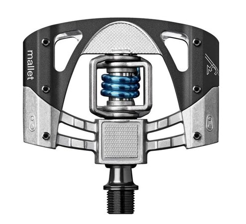 Pedále Crankbrothers Mallet 3 Charcoal/Electric Blue