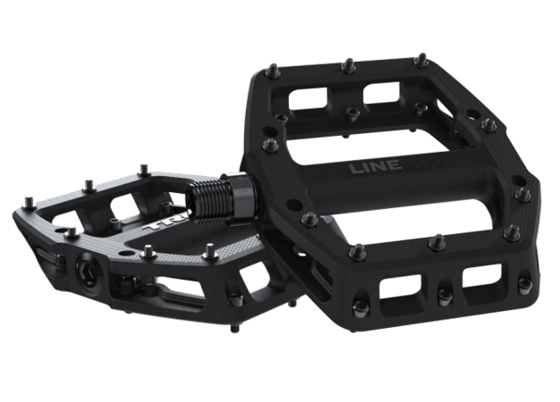 Súprava plochých pedálov Trek Line Elite Čierna