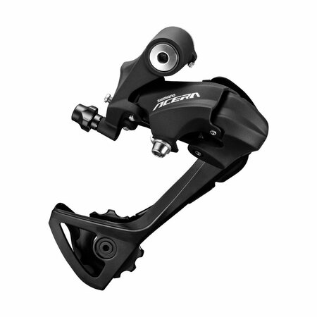 Prehadzovačka Shimano Acera T3000 9-K, super dlhé ramienko Čierna