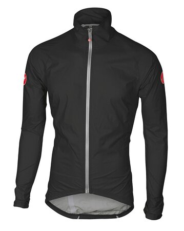 Pánska bunda Castelli Emergency Rain Black