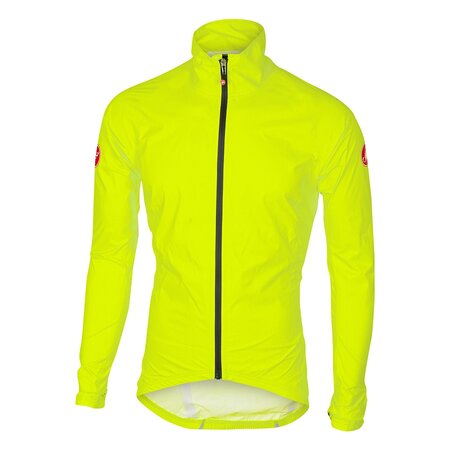 Pánska bunda Castelli Emergency Rain Yellow Fluo