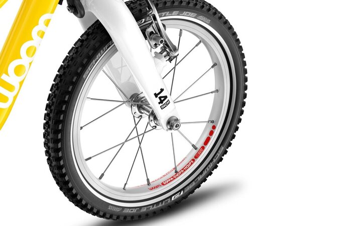 Detské odrážadlo Woom 1 GO Plus Vibrant Yellow