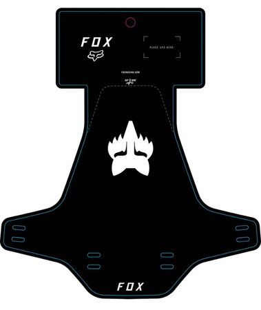 Blatník Fox Racing Mud Guard Black