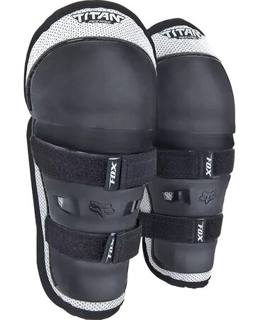 Chránič kolien Fox Racing Pw Titan Knee/Shin Grd Rntl Black/Silver