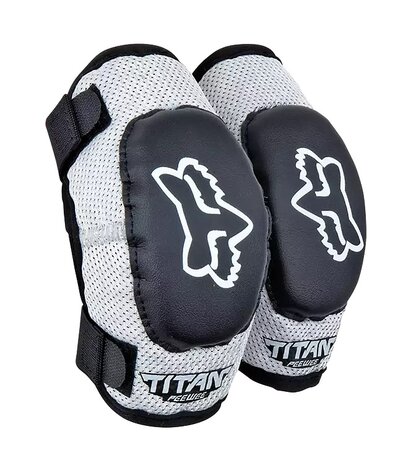 Chránič lakťov Fox Racing Pw Titan Elbow Grd Rntl Black/Silver