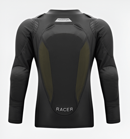 Cyklistický dres s integrovaným chráničom Racer Motion JKT Black