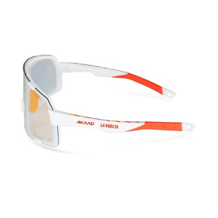 Cyklistické okuliare 4KAAD Axento Race La Vuelta White/Photochromic Red Revo