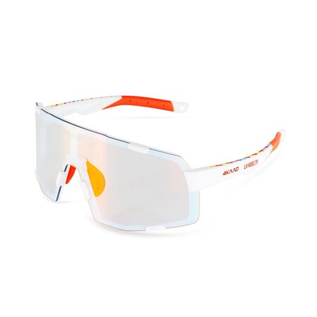 Cyklistické okuliare 4KAAD Axento Race La Vuelta White/Photochromic Red Revo