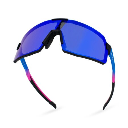 Cyklistické okuliare 4KAAD Beat Race Blue Pink/Blue Mirror