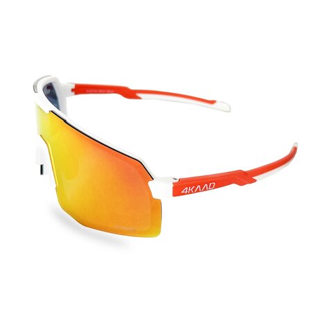 Cyklistické okuliare 4KAAD Beat Race Red White/Red Mirror