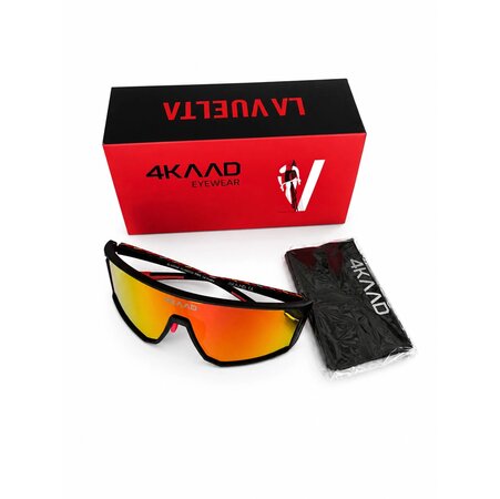 Cyklistické okuliare 4KAAD Clasico Pro La Vuelta Red/Red Multi Layer Mirror