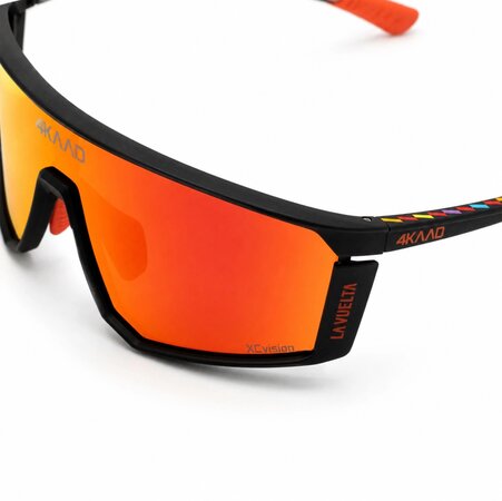 Cyklistické okuliare 4KAAD Clasico Pro La Vuelta Red/Red Multi Layer Mirror