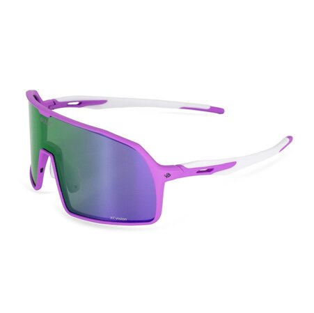 Cyklistické okuliare 4KAAD Pulza Light Purple/Purple Revo