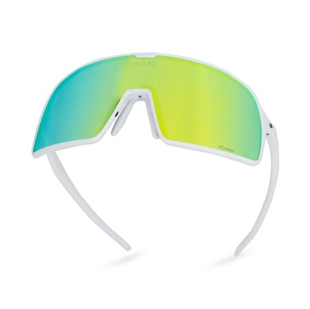 Cyklistické okuliare 4KAAD Pulza Light White Black/Orange Revo