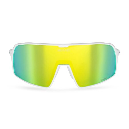 Cyklistické okuliare 4KAAD Pulza Light White Black/Orange Revo