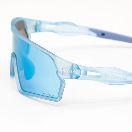 Cyklistické okuliare 4KAAD Skyran JR Blue Clear/Blue Mirror