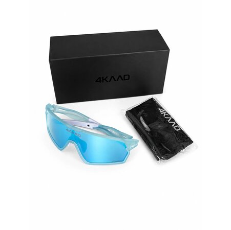 Cyklistické okuliare 4KAAD Skyran JR Blue Clear/Blue Mirror