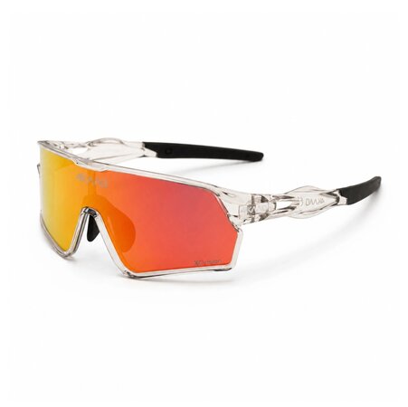 Cyklistické okuliare 4KAAD Skyran JR Clear Black/Red Multi Layer Mirror