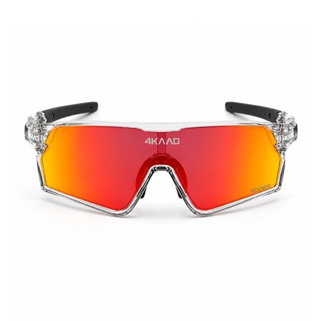 Cyklistické okuliare 4KAAD Skyran JR Clear Black/Red Multi Layer Mirror
