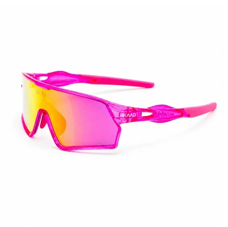 Cyklistické okuliare 4KAAD Skyran JR Pink Clear/Pink Multi Layer Mirror