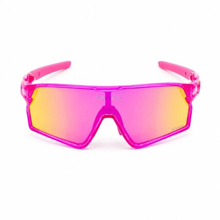 Cyklistické okuliare 4KAAD Skyran JR Pink Clear/Pink Multi Layer Mirror