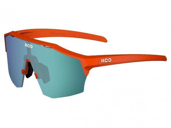 Cyklistické okuliare KOO Alibi Orange Matt/Green MR