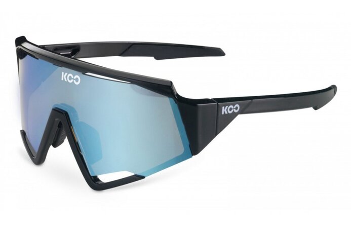 Cyklistické okuliare KOO Spectro Black/Turquoise Mirror