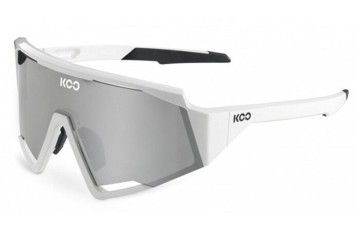 Cyklistické okuliare KOO Spectro White/Super Silver Mirror