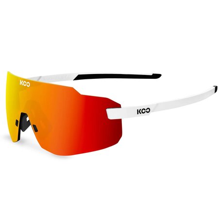 Cyklistické okuliare KOO Supernova White/Red Mirror