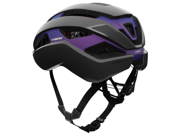 Cyklistická prilba Trek Circuit Wavecel Dnister Black/Purple Flip