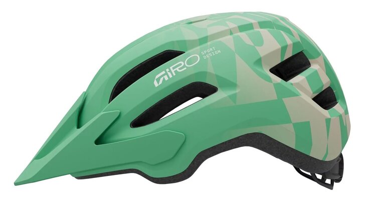 Cyklistická prilba Giro Fixture II Youth Mat Green Rush