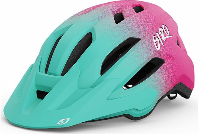 Prilba Giro Fixture II Youth Mat Teal Fade