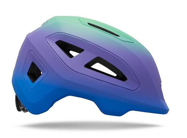 Cyklistická prilba Giro Scamp II Mat Blue Jewel/Vivid Green Fade