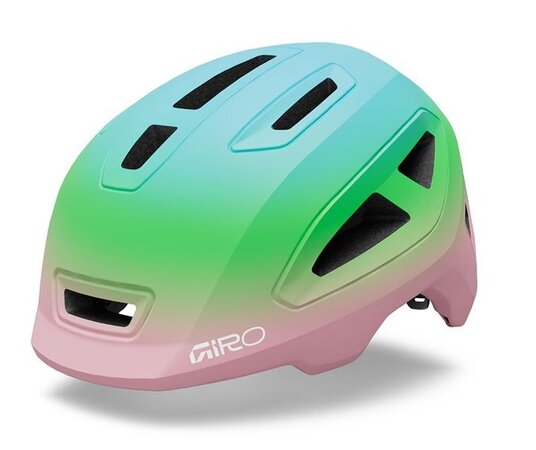 Cyklistická prilba Giro Scamp II Mat Light Pink/Green Fade