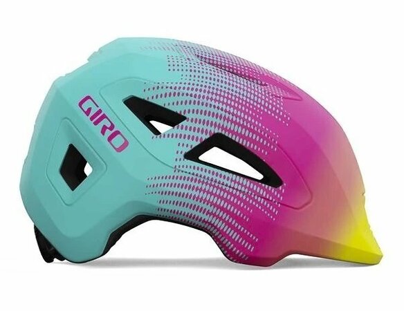 Prilba Giro Scamp II Mat Teal/Pink Towers