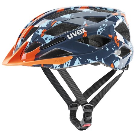 Cyklistická prilba Uvex Air Wing 2 Papaya/Bubble Blue