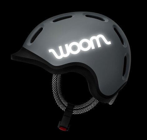 Detská prilba Woom Ready 3.0 Light Grey