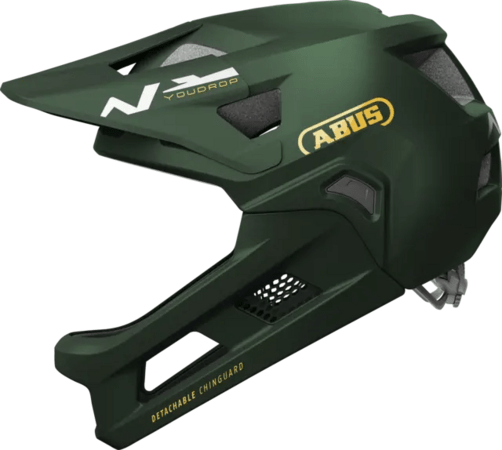 Detská prilba Abus YouDrop FF Moss Green