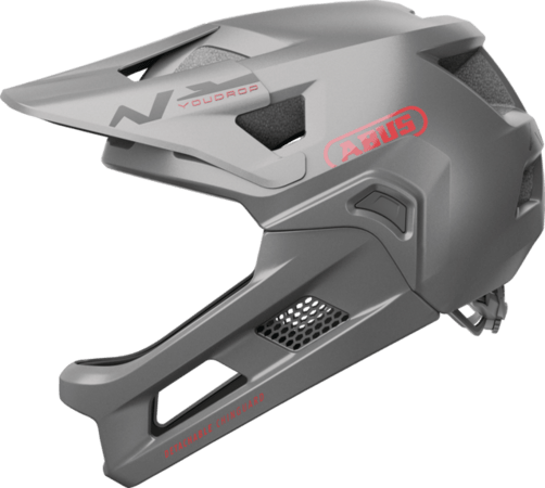 Detská prilba Abus YouDrop FF Ti Silver