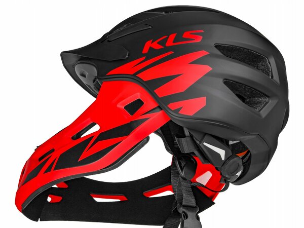 Detská full face prilba Kellys Sprout Anthracite/Red Detská full face prilba Kellys Sprout Anthracite/Red