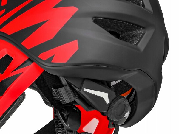 Detská full face prilba Kellys Sprout Anthracite/Red Detská full face prilba Kellys Sprout Anthracite/Red