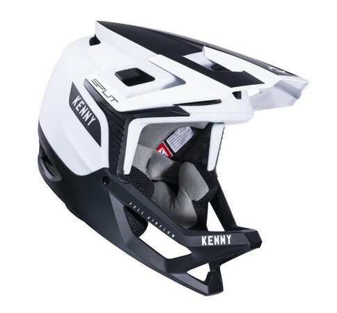Prilba Kenny Split Biela Logo 23