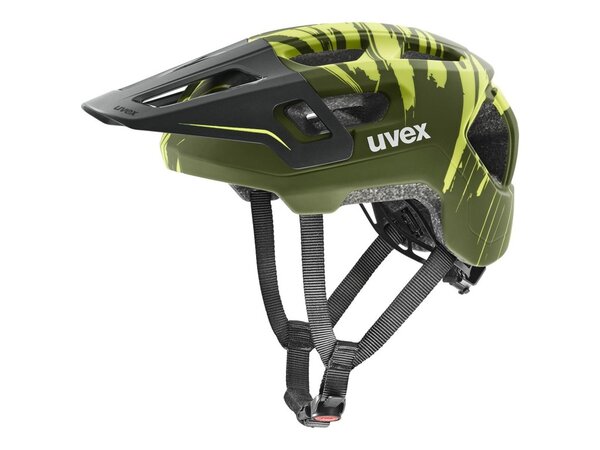 Prilba Uvex React Jr Fullface Dark Olive Matt