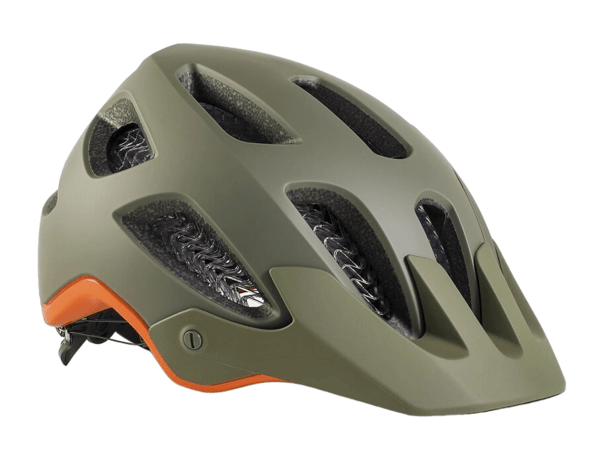 Prilba Bontrager Rally WaveCel Dark Green/Orange