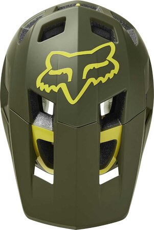 Cyklistická prilba Fox Racing Dropframe Pro Helmet Olive Green